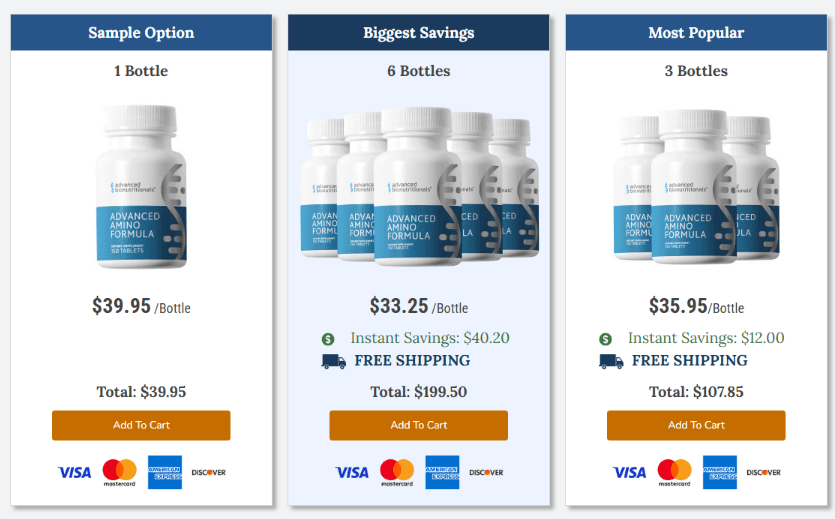 Advanced Amino Formula Buy